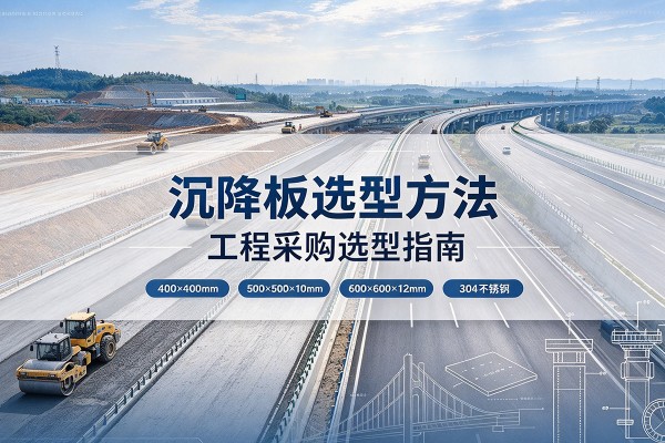 弥渡沉降板选择方法