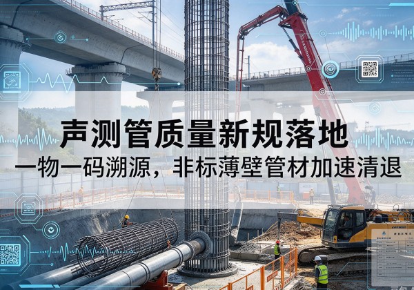 弥渡声测管质量新规落地，一物一码溯源，非标薄壁管材加速清退